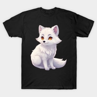 Paws Playtime Cute Baby Arctic Fox T-Shirt